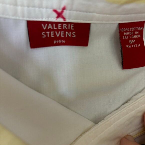 Valerie Stevens Skirt Women 8P A Line Romantic Yellow Wearable Art Fem Work - Picture 7 of 16